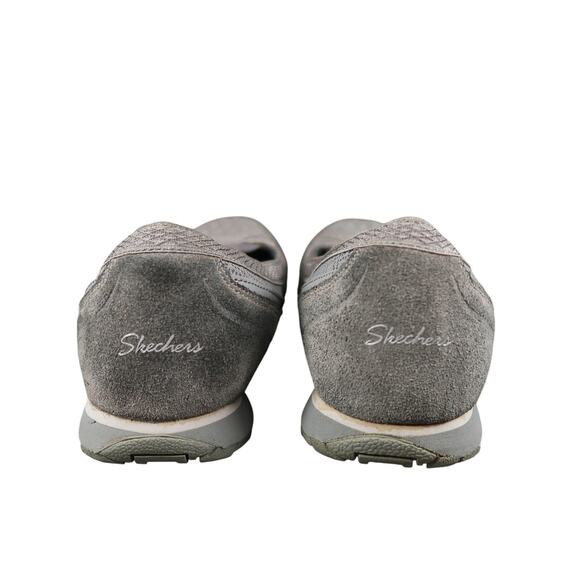 Skechers Shoes Womens 6 Slip On Relaxed Fit Biker Skim Sneaker Loafer Comfort - Picture 5 of 11